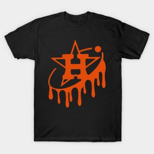 Houston Astro Drip T-Shirt